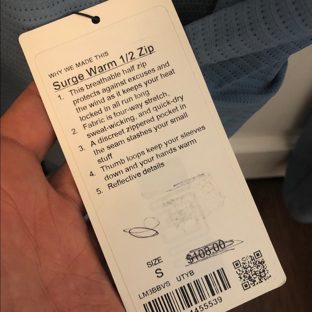 Lululemon Surge Warm 1/2 Zip - Picture 3 of 6